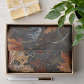 秋のポメラニア犬ドッグデコップページ 薄葉紙 (ギフト)