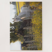 秋のポートレート三馬 ジグソーパズル (縦)