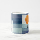 秋のポール・クレー・ハーフィンガー。ヴィンテージブルーアート コーヒーマグカップ (中央)