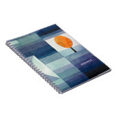 秋のポール・クレー・ハーフィンガー。ヴィンテージブルーアート ノートブック (右側)