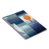 秋のポール・クレー・ハーフィンガー。ヴィンテージブルーアート ノートブック (右側)