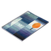 秋のポール・クレー・ハーフィンガー。ヴィンテージブルーアート ノートブック (左側)