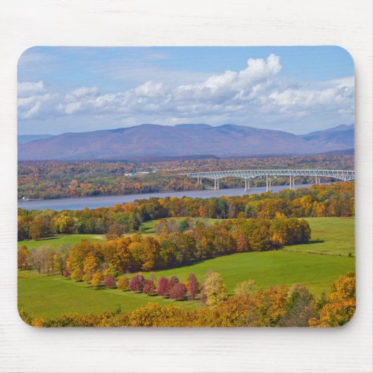 秋のマウスパッドのRhinecliff橋 マウスパッド (正面)