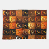 秋のマグカップ キッチンタオル (横)