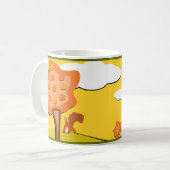 秋のマグカップ コーヒーマグカップ (正面左)