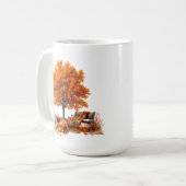 秋のマグカップ コーヒーマグカップ (正面左)