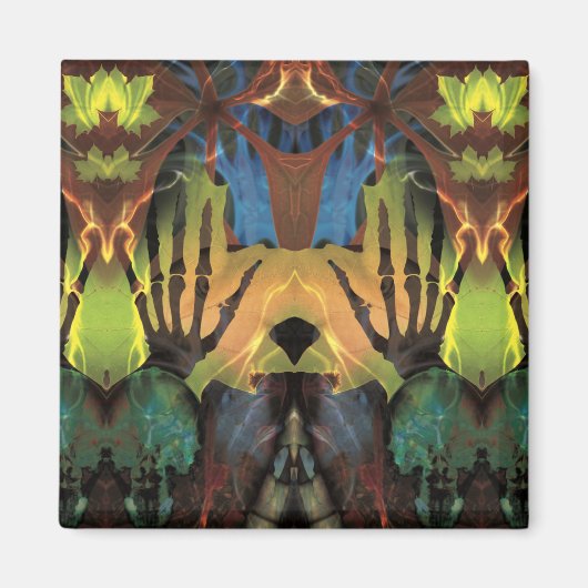 秋のマグネットの手 マグネット (正面)