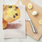 秋のマフィンタワー キッチンタオル (四つ折り)