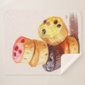 秋のマフィンタワー シェルパブランケット (正面(横))