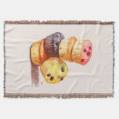 秋のマフィンタワー スローブランケット (正面)