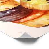 秋のマフィンタワー ポスター (角)