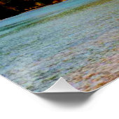 秋のマルーン湖とマルーンの鐘 ポスター (コーナー)