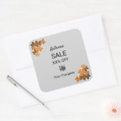 秋のマーケティング担保 スクエアシール (封筒)