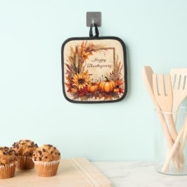 秋のミックスフレーム感謝祭 鍋敷き