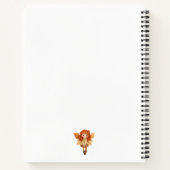 秋のミニマル妖精 – ノートブパーソナライズされたック ノートブック (裏面)