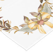 秋のムギの地球は素朴なテーブルのランナーにある調子を与えます ショートテーブルランナー (コーナー)