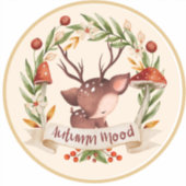 秋のムードのハロウィーン シール (正面)