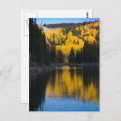 秋のメサ湖 ポストカード (正面/裏面)