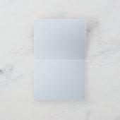 秋のメッセージカードの池のカヤック カード (内部)