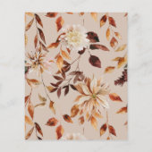 秋のメッセージカード (裏面)