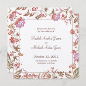 秋のメドレーの保存日付の結婚式の招待状 セーブザデート (正面/裏面)