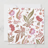 秋のメドレーの保存日付の結婚式の招待状 セーブザデート (裏面)