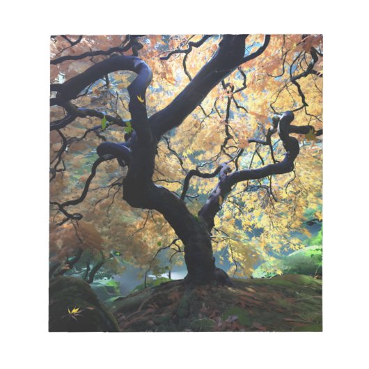 秋のメモ帳 ノートパッド (正面)