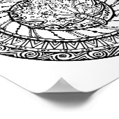 秋のメープルリーフドードル2 ポスター (角)