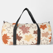 秋のメープル離れの感謝祭自然 ダッフルバッグ (正面)