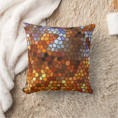 秋のモザイク抽象芸術 クッション (ブランケット)