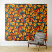 秋のモザイク模様 タペストリー (インサイチュ(横))