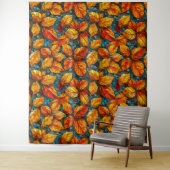 秋のモザイク模様 タペストリー (インサイチュ)