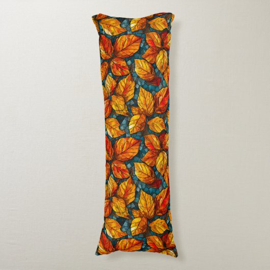 秋のモザイク模様 ボディピロー (正面縦)