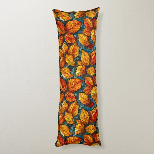 秋のモザイク模様 ボディピロー (裏面 (縦))