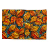 秋のモザイク模様 枕カバー (裏面)