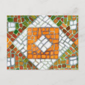 秋のモザイク葉書 ポストカード (正面)