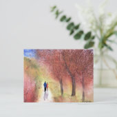 秋のモントリオールはがき ポストカード (スタンド正面)