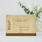 秋のヤナギの木RSVP 出欠カード (スタンド正面)