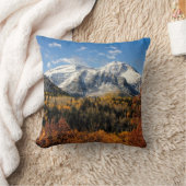 秋のユタ山の山Timpanogos クッション (ブランケット)
