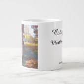 秋のライトオンコテージロー – Martha's Vineヤード ジャンボコーヒーマグカップ (正面)