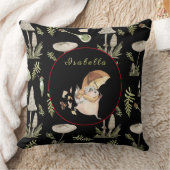 秋のラクーンカスタマイズ文字、カラー20"X20" クッション (ブランケット)