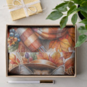 秋のラグドール猫(紅葉) 薄葉紙 (ギフト)