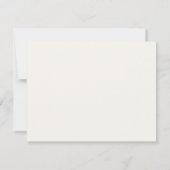 秋のラブウォーター色の秋サンキューカード セーブザデート (裏面)