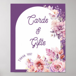 秋のラブカードとギフトのフローラベビー開花 ポスター