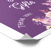 秋のラブカードとギフトのフローラベビー開花 ポスター (角)