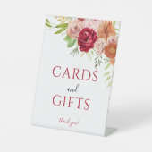 秋のラブカードとギフトサイン 台座サイン (正面)