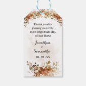 秋のラブグロブプラントギフト秋ユーカリ ギフトタグ (裏面)