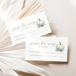 秋のラブゲットゲームの数キスブライダル エンクロージャーカード