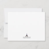 秋のラブバード便箋 招待状 (裏面)