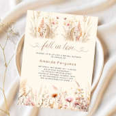 秋のラブワイルドフラワーボホ予算ブライダルシャワー